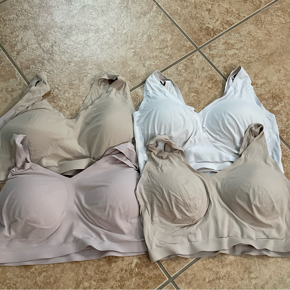 Set of 4 Soma Bralettes Wireless